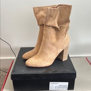 Ccocci Women's Tan Suede Boots